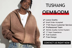 450 GSM Pre thu nhỏ chải cotton hữu cơ tùy chỉnh hoa oải hương trống quá khổ của nam giới Hoodies & áo nỉ - Product Image 6