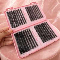 Kit de cils en grappe DIY effet naturel 30D 40D 50D 100D, extensions individuelles 8-16mm, plateau de cils DIY, marque privée
