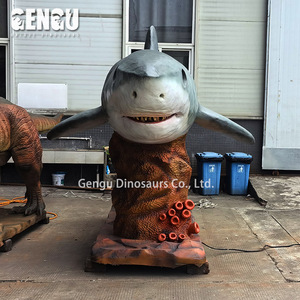 Mô hình động vật biển mô hình cá mập hoạt hình chất lượng cao Cá mập trắng lớn kích thước lớn - Product Image 6