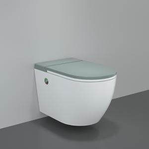 Inodoro <span class=keywords><strong>de</strong></span> cerámica personalizado, estilo occidental, suspendido en la pared, sin tanque - Product Image 4