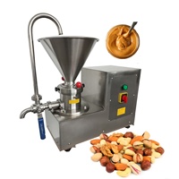 Broyeur de pâte colloïdale 50 kg/h, broyeur de pâte de noix avec tube de circulation, broyeur de pâte de tomate HJ-MJS-60