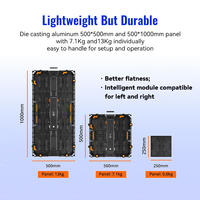Panneaux LED pour mur vidéo en gros 500x1000mm P3.91 P2.97 HDR10 avec Flight Case pour expédition mondiale, armoire de location étanche IP65