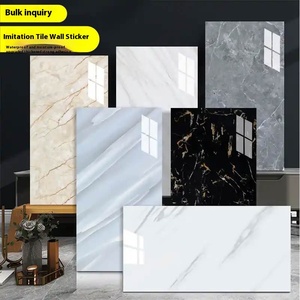 Autocollants muraux en PVC géométriques 3D en marbre modernes, imperméables, résistants à l'humidité, ignifuges et autocollants pour la <span class=keywords><strong>cuisine</strong></span> et le salon - Product Image 5