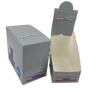 Boîtes de présentation pour gummies, amélioration masculine, emballage sexuel, 15 sachets comestibles, présentoir de comptoir, boîte en papier, emballage pour <span class=keywords><strong>chocolat</strong></span> aux champignons - Product Image 5