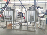 Équipement complet de brassage de bière artisanale 500L 1000L 2000L, système de microbrasserie clé en main avec brasserie et cuves de fermentation