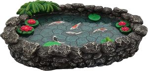 Étang miniature pour un jardin de fées. Un étang miniature pour un jardin de fées miniature et des accessoires de jardin enchanté - Product Image 2