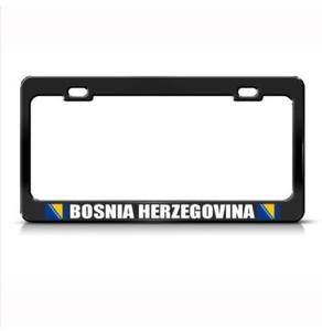 Cadre de plaque d'immatriculation de voiture de haute qualité <span class=keywords><strong>Jordan</strong></span> 2026 Football Match Day 48 avec drapeau national, 16*31cm, pour plaque avant de voiture, décoration automobile - Product Image 5