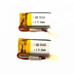 GEB Высококачественная 301120/301020/301015 lipo батарея <span class=keywords><strong>3</strong></span>,7 В перезаряжаемая батарея 40 мАч небольшая батарея для наушников - Product Image 1