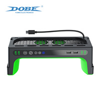 Support de charge LED DOBE Switch 2 avec ventilateur de refroidissement et 6 emplacements pour cartes pour accessoires de jeu Nintendo Switch 2