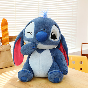 Peluche Carino con Cuore Blu/Rosa, Cuscino a Forma <span class=keywords><strong>di</strong></span> Coppia <span class=keywords><strong>Lilo</strong></span> <span class=keywords><strong>e</strong></span> <span class=keywords><strong>Stitch</strong></span>, Regalo <span class=keywords><strong>di</strong></span> San Valentino per Bambini <span class=keywords><strong>e</strong></span> Ragazze - Product Image 6