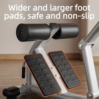 Chaise romaine réglable et banc de musculation combinés |   Banc d'hyperextension multifonctionnel pour l'entraînement du tronc et de la force