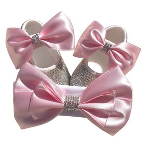 <span class=keywords><strong>Scarpe</strong></span> <span class=keywords><strong>Primi</strong></span> <span class=keywords><strong>Passi</strong></span> per Bambine 0-1 Anni Keke, Suola Morbida in Cotone, Antiscivolo, Chiusura con Bottone, Tinta Unita - Product Image 3