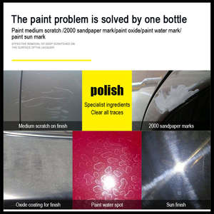 compuestos de pulido para reparación de pintura de automóviles, abrasivos químicos, agente para suavizar superficies, eliminar arañazos, lija, brillo, laca para automóviles - Product Image 5