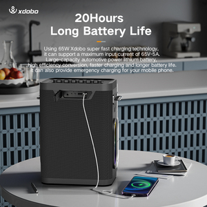 Blue Tooth <strong>Speaker</strong> 300W Subwoofer Portable Party <strong>Speaker</strong> <strong>with</strong> Dual Microphones Smart Gadgets for Music Lovers - Product Image 4