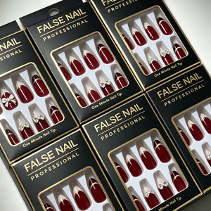 <span class=keywords><strong>Faux</strong></span> ongles longs Ballerina à impression laser <span class=keywords><strong>flamme</strong></span> irisée, personnalisables OEM/ODM, pour ambiance de soirée en boîte de nuit, parfaits pour les photos - Product Image 3