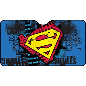 Parasole per auto Superman 130x70 cm supereroe DC Comics in movimento - Product Image 1