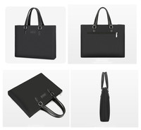 Sac à main d'affaires de luxe en tissu Oxford pour homme, personnalisable avec logo, mallette durable pour documents et ordinateur portable – Vente en gros