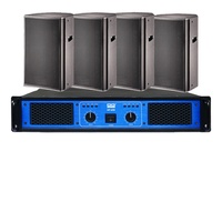 Amplificador Mezclador Profesional de 2 Canales para Sistema PA, Configuración de Monitores de Escenario y Altavoces