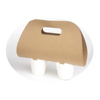 Boîte en carton ondulé Café Boisson 2 4 Porte-gobelet Plateau Porte-gobelets Gobelets en papier