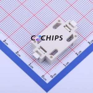 BS-06-B4AK001 Button & Strip Battery Connector SMD Connector Battery Holder CR2032 Phosphor Bronze Tin - Product Image 2