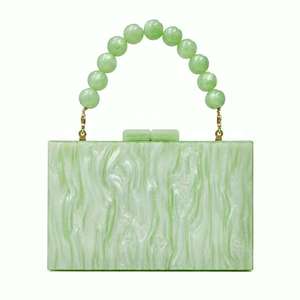 Fashion party <b>Wedding</b> Ladies Evening bags <b>Clutch</b> Purses Bag Luxury Pearl handle Handbags for Women Party Crossbody Shoulder Bag - Product Image 3