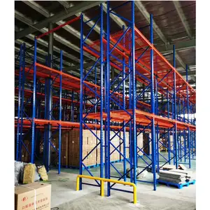 heavy duty metal iron 3 mt column warehouse Storage racking stacking rack for Factory Pallet