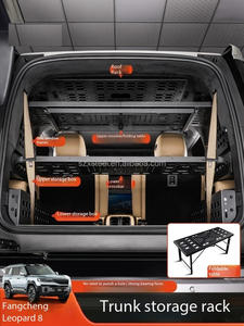 Pour Equation Leopard 8 pièces de Modification de voiture Modification de support de stockage de coffre externe - Product Image 2