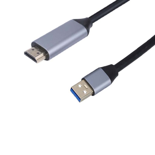 USB to HDMI Cable 1080P USBA to HDMI Adapter Cable Built in Driver for Laptop Desktop Monitor Projector TV