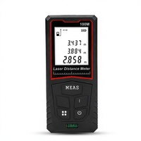 Télémètre laser portable intelligent 100M, télémètre infrarouge, précision au millimètre près, grand écran rétroéclairé pour la mesure