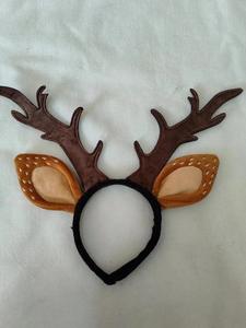 Bandeau en bois <span class=keywords><strong>de</strong></span> cerf avec tatouage oreilles <span class=keywords><strong>de</strong></span> cerf Costume pour adultes et enfants cornes <span class=keywords><strong>de</strong></span> <span class=keywords><strong>renne</strong></span> bandeau accessoires - Product Image 4