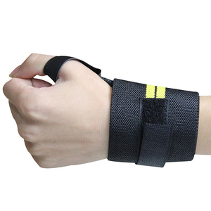 สายรัดข้อมือแบบยืดหยุ่นลายทางพร้อมห่วงนิ้วโป้งสำหรับออกกำลังกาย สายรัดข้อมือแบบรัดกระชับสำหรับออกกำลังกายหนัก - Product Image 6