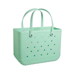 Bolso de mano EVA Tote Bolso de Playa Grande Bolso de hombro Estampado 2022 EVA Almacenamiento Viaje Playa Verano Silicona Mujeres Damas A prueba de agua BLY - Product Image 1