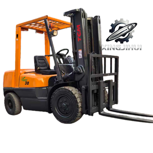 รถยก TCM FD30Z5 3 ตัน รถยกมือสองจากญี่ปุ่น 3 ตัน เครื่องยนต์ Isuzu C240 รถยกใช้แล้ว รถยกใช้น้ำมัน 4500 มม. 3000 กก. - Product Image 1