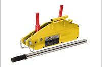 Mini palan 0.8T-6.4T câble métallique manuel en aluminium tirant le bloc de levier de levage bloc de chaîne d'expédition de câble en acier
