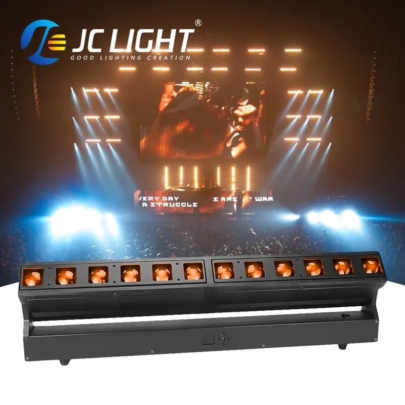 높은 밝기 Dmx 4in1 Led 매트릭스 12x40w Rgbw 줌 픽셀 빔 바 조명 Dj 이벤트 클럽