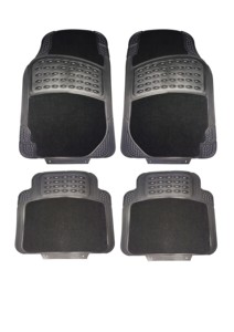 Juego de 4 Alfombrillas de PVC Antideslizantes para Coche, Diseño de Camuflaje Forestal, para <span class=keywords><strong>Tesla</strong></span> Model 3/Y 2021-2023, Oferta - Product Image 3