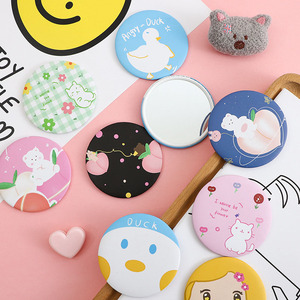 Tùy Chỉnh Vòng Món Quà Nhỏ Tin Mini Xách Tay Trang Điểm Gương Cho Cô Gái Tin Mỹ Phẩm Huy Hiệu Gương Lưu Niệm Du Lịch Tin Túi Gương - Product Image 1