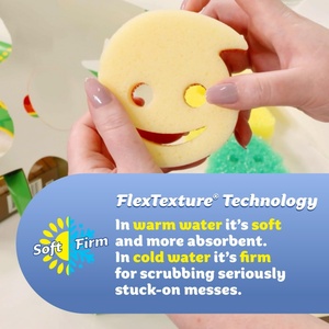 Ensemble cadeau de Noël pour la cuisine : Éponges de nettoyage de Noël double face anti-rayures pour la maison - Product Image 3