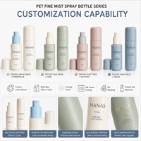 Flacon pulvérisateur à brume fine personnalisé de 100 ml et 120 ml, flacon pulvérisateur cosmétique rechargeable pour tonique facial, brume corporelle, emballage de parfum