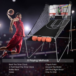 Machine de tir au basket-ball portable OEM pour 2 personnes, pour l'entraînement en salle et les jeux d'enfants, pour les centres de jeux - Product Image 5