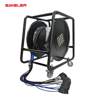 Câble Serpent Audio XLR Personnalisé de Haute Qualité, 30/50 Mètres, 16/24/32 Canaux, Faible Interférence Sonore, Conception XLR Flexible
