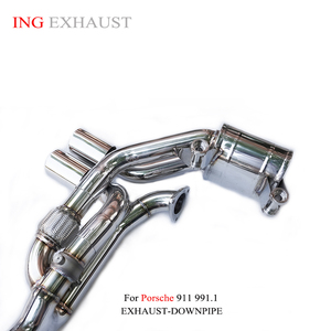 ING <span class=keywords><strong>valvola</strong></span> di <span class=keywords><strong>scarico</strong></span> Catback in acciaio inox <span class=keywords><strong>per</strong></span> Porsche 911 991.1 2013 Carrera S 3.8 - Product Image 6