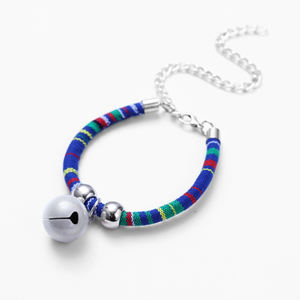 <span class=keywords><strong>Insolite</strong></span> Durable Décorer D'autres Coloré Tissé Pet Bell Collier Fournitures Colliers - Product Image 3