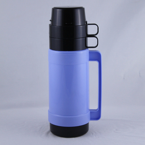 Portable En <span class=keywords><strong>Plastique</strong></span> Isolé Thermo-fiole Thermos <span class=keywords><strong>Sous</strong></span> Vide avec <span class=keywords><strong>Verre</strong></span> à l'intérieur - Product Image 1