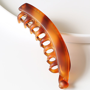 Pince à cheveux coréenne minimaliste grande taille pour queue de cheval verticale et pince à cheveux antidérapante pour l'arrière de la tête, pour des coiffures élégantes et sans effort - Product Image 6