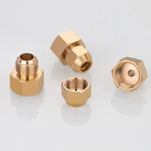 Tubo adattatore per manometro alta pressione in ottone per filo femmina/trattamento superficiale idraulico liscio - Product Image 3