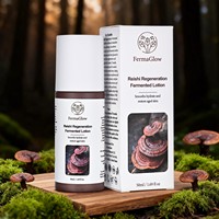 Crème Pré-Active Apaisante et Hydratante au Champignon Reishi Fermenté (Ganoderma) Riche en Bêta-Glucane Antioxydant pour le Soutien de la Barrière Cutanée – Lotion Visage