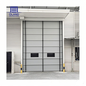<span class=keywords><strong>2025</strong></span> gấp lên cửa bên ngoài tốc độ cao-Thiết kế xếp chồng PVC cho ngoại thất thương mại, cửa trập lăn không thấm nước cho nhà máy - Product Image 5