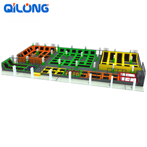 Los niños populares caramelo juegos gran rectángulo barato de interior Trampolines parque con Ninja <span class=keywords><strong>curso</strong></span> - Product Image 4