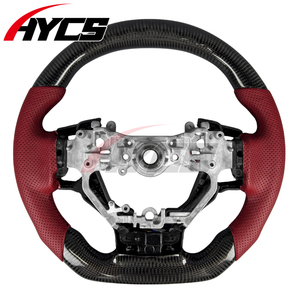 Volant personnalisé en fibre de carbone rouge Rioja avec LED RPM pour Lexus IS ISF RC RCF IS200 IS250 IS300 IS350 RC200 <span class=keywords><strong>RC300</strong></span> RC350 - Product Image 4